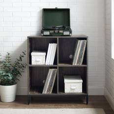 Brown Book Shelves Crosley Furniture Jacobsen Collection CF1315-BR Cube Book Shelf