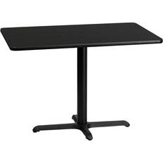 Black Dining Tables Flash Furniture XU-BLKTB-3042-T2230-GG 30'' 42'' Laminate Dining Table