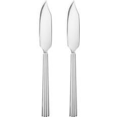 Stainless Steel Seafood Cutlery Georg Jensen Bernadotte Fish Knife 7.7" 2