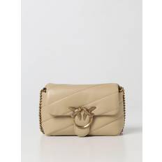 Pinko Leather Crossbody beige Medium