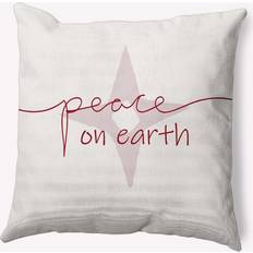 E by Design Simply Daisy Merry Peace Complete Decoration Pillows Red