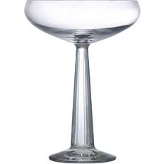 JoyJolt Elle Fluted Cylinder White Wine Glass - 11.5 oz Long Stem Wine  Glasses - Set of 2