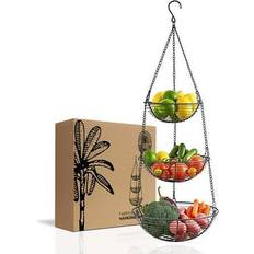 Sorbus 2-Tier Countertop Fruit Basket Holder & Decorative Bowl Stand