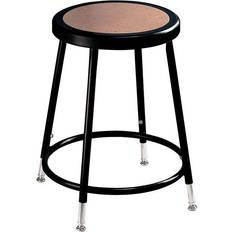 Black Bar Stools National Public Seating Adjustable Hardboard Bar Stool