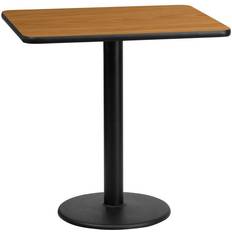 Black Dining Tables Flash Furniture XU-NATTB-2430-TR18-GG Natural Laminate Top Dining Table