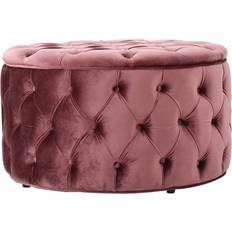 Christopher Knight Home Zelfa Modern Glam Foot Stool