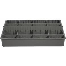 Assortment Boxes DURHAM MFG 124-95-EXL-IND Compartment Drawer Insert with 6 compartments