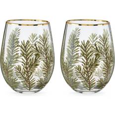 Twine Gilded Stemmed Wine Glass Set by Twine - 4 per case