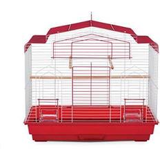 Pet Products SP50041 Barn Style Bird Cage, Red/White