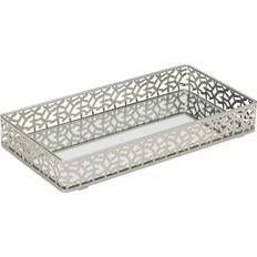Home Details Leaf Rectangular Vanity Tray Table Mirror