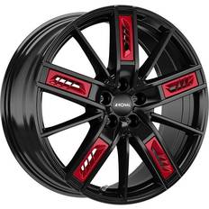 Ronal R67 red left Jetblack 8x18 5x112 ET30