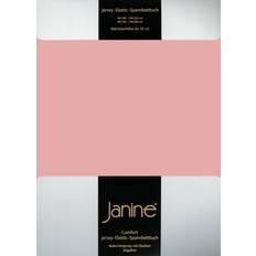 Janine Jersey Elastic Bettlaken Rosa