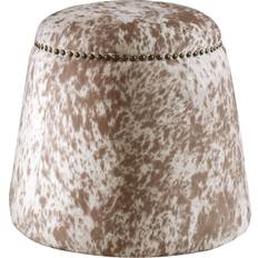 Uttermost Gumdrop Cow Hide Foot Stool