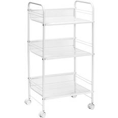 Furniture Honey Can Do 3 Rolling Wire Trolley Table