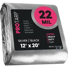 12 x 20 tarp Protarp Silver/Black 22Mil 12 x 20 Tarp, PT-201-12X20