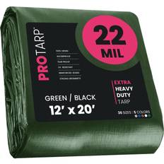 12 x 20 tarp Protarp Green/Black 22Mil 12 x 20 Tarp, PT-203-12X20