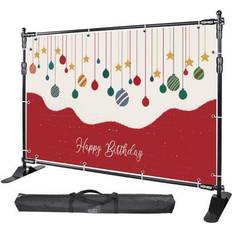 Yescom InstaHibit 10x8 ft Banner Stand Adjustable Expanding Trade Show Display Backdrop