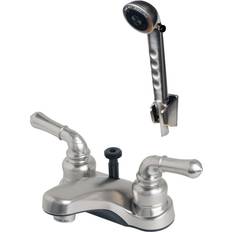 Wall Mounted Basin Faucets Laguna Brass Centerset Bathroom Faucet, Ceramic Gray