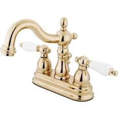 Brass Basin Faucets Kingston Brass KB1602PL Heritage 4-Inch Brass