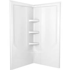 White corner shelf Delta Classic Direct-to-Stud Corner Shower