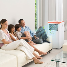 Air Treatment Yescom 4-in-1 10, 000 BTU Portable Air Conditioner Dehumidifier with Window Kit Remote Control & Touch Panel