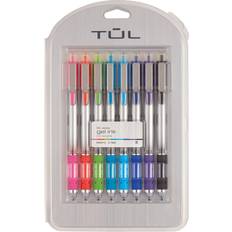 Office Depot TUL Retractable Gel Pens, Bullet Point, 0.7 mm, Gray Barrel, Assorted Bright Ink Colors, Pack Of 8