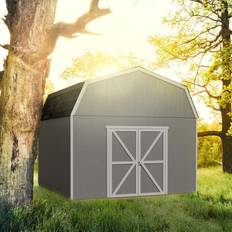 Beige - Wood Sheds Products Do-it Yourself Hudson 12 Shed (Building Area )