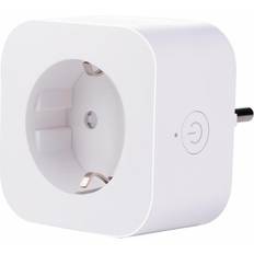 Smart home plug Alpina Smart Home Smart Plug für Innenräume 3680W Zeitplan Stromzähler App und Sprachsteuerung