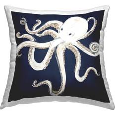 Stupell Industries Whimsical Nautical Octopus Ocean Coastal Complete Decoration Pillows White, Blue, Multicolor (45.72x45.72)