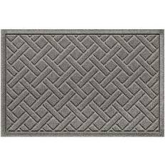 Bungalow Flooring Waterhog Lattice Gray, Black