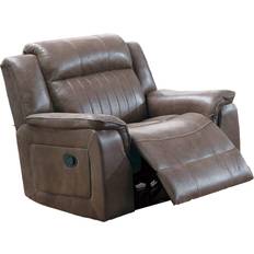 Benjara BM232604 Brown Armchair 39.2"