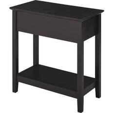 Tables Homcom Wood Flip Top Side Small Table