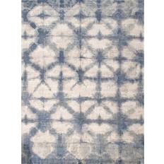 Shibori Collection White, Blue, Silver, Beige 96x120"