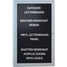 Ghent 1 Door Enclosed Vinyl Letter Notice Board