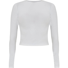 PrettyLittleThing White Clothing PrettyLittleThing Soft Touch Long Sleeve Top - White