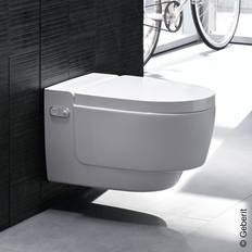 Toiletten Geberit AquaClean Mera Comfort Dusch-WC-Komplettanlage Wand-WC weiß-alpin 146210111