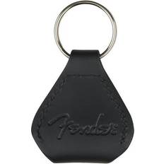 Keychains Fender Leather Pick Keychain Black