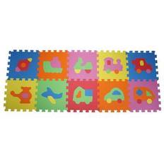 Bodenpuzzles Knorrtoys Puzzlematte Fahrzeuge 10 tlg