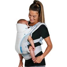 Infantino Baby Carriers Infantino Staycool 4-in-1 Convertible Carrier, Ergonomic Design for and Toddlers, 8-40 lbs with Storage Pocket, Gray