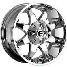 16" - Chrome Car Rims Fuel Off-Road Octane D508, 20x9 Wheel with 6 on 135 and 6 on 5.5 Bolt Pattern Chrome Plated