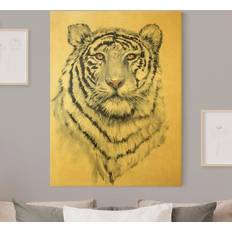 Golden Bilder Ebern Designs Portrait Eines Weißen Tigers I Bild