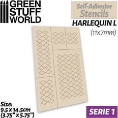 Stuff World Harlequin L Airbrush Tortenaufleger