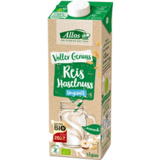 Milch & Getränke auf Pflanzenbasis Allos Reis Haselnuss Drink ungesüßt bio 1000ml