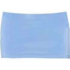 PrettyLittleThing Blue - Women Skirts PrettyLittleThing Low Rise Slinky Micro Mini Skirt - Blue