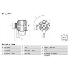 Bosch Aggregater Bosch 0 986 041 510