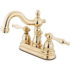 Brass Basin Faucets Kingston Brass KS160.NL Heritage 1.2 Brass
