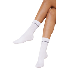 PrettyLittleThing White Socks PrettyLittleThing Basic Socks - White