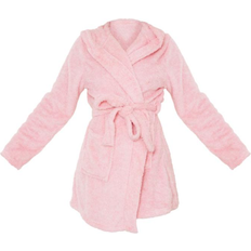 PrettyLittleThing Nightgowns PrettyLittleThing Fluffy Dressing Gown - Pink