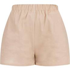 PrettyLittleThing S Shorts PrettyLittleThing Woven Elastic Waist Floaty Shorts - Stone