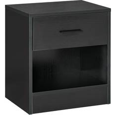 Tables Homcom Modern Black Small Table 11.8x15.8"